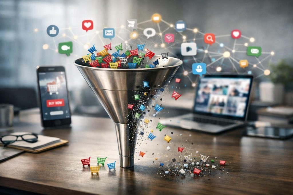 erfahren sie, warum der klassische conversion funnel im e-commerce an bedeutung verliert und welche neuen strategien den online-handel heute prägen.